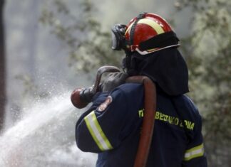 Συγκινεί οικογένεια που ευχαριστεί τους πυροσβέστες – Έσβησαν την φωτιά κοντά στο σπίτι τους σε χωριό της Λάρισας