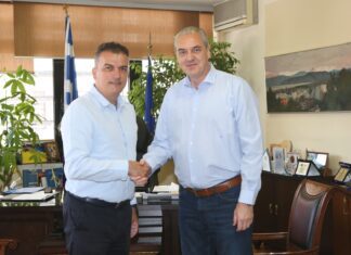 Συνάντηση Μαμάκου και Γάτσα: Επί τάπητος οι προοπτικές συνεργασίας Δήμου Λαρισαίων και Δήμου Ελασσόνας