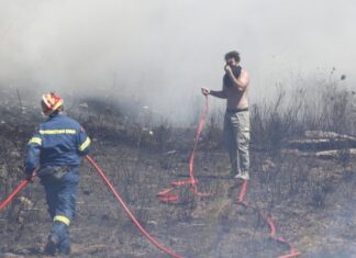 Αρκετά δύσκολη κατάσταση η πυρκαγιά στο Κορωπί, λέει πυρομετεωρολόγος