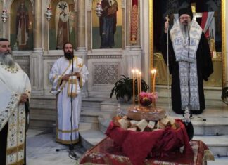 Ο πανηγυρικός εσπερινός του Αγίου Λουκά στον Άγιο Αχίλλιο (ΦΩΤΟ)
