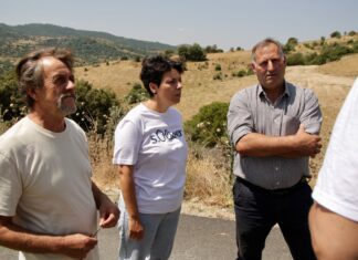 Αυτοψία Μαρίας Γαλλιού σε έργα αγροτικής οδοποιίας στην Ελασσόνα