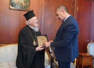 Στον Οικουμενικό Πατριάρχη ο Δημήτρης Κουρέτας