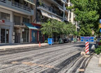 Λάρισα: Εργασίες ασφαλτόστρωσης από την ΔΕΥΑΛ σήμερα στην οδό Θέτιδος