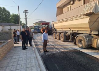 Λάρισα: Ασφαλτοστρώσεις σε Φαλάνη και Γιάννουλη μετά τις καταστροφές από τον Daniel