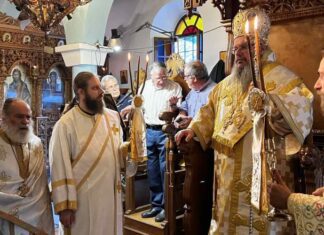 Στο Ιερό Παρεκκλήσιο Αγίου Παντελεήμονος Σπηλιάς ιερούργησε ο Ιερώνυμος Λαρίσης