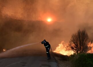 Λάρισα: Του έριξε «καμπάνα» η Πυροσβεστική για φωτιά σε ξερόχορτα