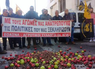 Kινητοποίηση για τους μηλοπαραγωγούς της Αγιάς στα εγκαίνια της Γιορτής Μήλου