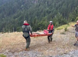 Όλυμπος: Διάσωση 63χρονης με ελικόπτερο Super Puma (βίντεο)