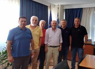 Στον γραμματέα της Αποκεντρωμένης Διοίκησης Θεσσαλίας το νέο Δ.Σ. του Εξωραϊστικού Συλλόγου Καστρί Λουτρό