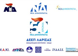50 χρόνια Νέα Δημοκρατία: Η ΔΕΕΠ Λάρισας δημιούργησε ένα επετειακό σήμα – banner