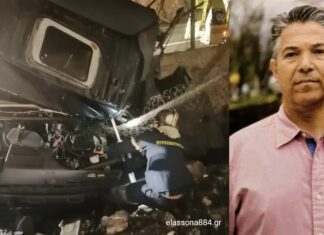 Τραγωδία στη Μελούνα: Αντιδήμαρχος Φλώρινας ο νεκρός οδηγός της νταλίκας που εξετράπη και τυλίχθηκε στις φλόγες