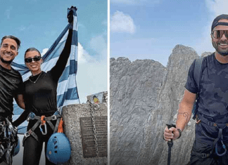 Βρεττός και Κατσούλης με τα κορίτσια τους ανέβηκαν στον Ολυμπο για να εκπληρώσουν την επιθυμία της 8χρονης