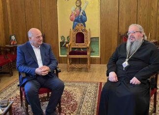 Ο υπουργός Αγροτικής Ανάπτυξης και Τροφίμων στον Ιερώνυμο Λαρίσης