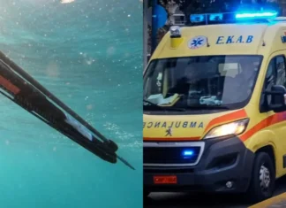 Σοκάρει η περιγραφή του προέδρου εργαζομένων ΕΚΑΒ Θεσσαλίας Γιάννη Γούλα: «Το καμάκι του ψαροντούφεκου ήταν σφηνωμένο στο κεφάλι και είχε βγει στον αυχένα»