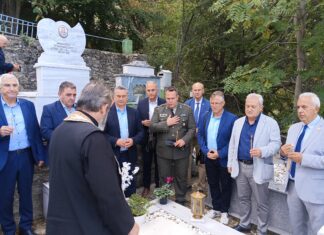 Κοκκινοπηλός Ελασσόνας: Eκδήλωση μνήμης και τιμής για τον Αντιστράτηγο Σωτήριο Τσιώνο