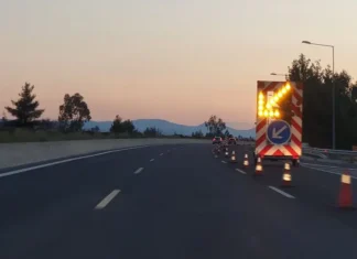 Λάρισα: Προσωρινός αποκλεισμός αυτού του τμήματος του αυτοκινητοδρόμου Α.Θ.Ε.
