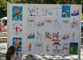 Λάρισα: Έκθεση ζωγραφικής μαθητών και βράβευση της Λήδας Μανθοπούλου