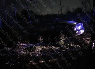Λάρισα: Τρακτέρ και αυτοκίνητο συγκρούστηκαν στο δρόμο προς Αμπελώνα