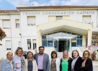 Δωρεά ελαιοχρωματισμού χώρων στο ΓΝΛ από τον Σύλλογο Γυναικών Β. Ηπείρου