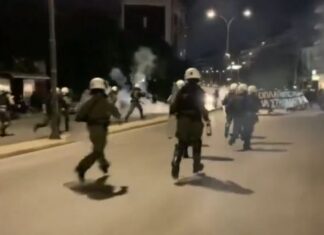 Επεισόδια μετά την πορεία για την Παλαιστίνη στην πρεσβεία του Ισραήλ – 18 προσαγωγές