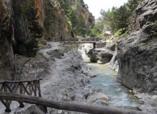 Κακοκαιρία Cassandra: Κλειστό για τους επισκέπτες το Φαράγγι Σαμαριάς την Κυριακή