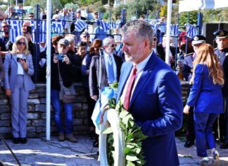 Στους Βουλιαράτες για την εθνική επέτειο ο δήμαρχος Αγιάς