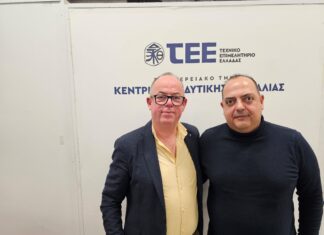 Συνάντηση Χρήστου Γιακουβή με τον πρόεδρο του ΤΕΕ Κεντρικής & Δυτικής Θεσσαλίας Νίκο Παπαγεωργίου