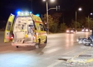 Σοβαρό τροχαίο με τραυματισμό στον δρόμο Λάρισας – Τυρνάβου