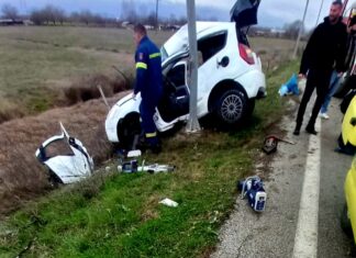 Τρομερό τροχαίο στο ύψος του Αγναντερού