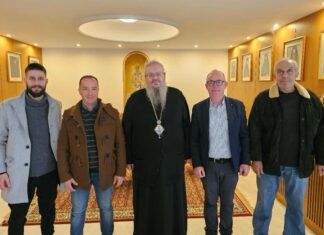 ΕΠΙΣΚΕΨΗ ΧΡΗΣΤΟΥ ΓΙΑΚΟΥΒΗ ΣΤΟΝ ΣΕΒΑΣΜΙΩΤΑΤΟ ΜΗΤΡΟΠΟΛΙΤΗ ΛΑΡΙΣΗΣ ΚΑΙ ΤΥΡΝΑΒΟΥ κ.κ. ΙΕΡΩΝΥΜΟ