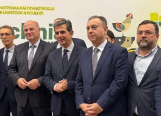 Ο Χρήστος Κέλλας στα εγκαίνια της Zootechnia 2025