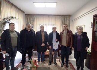 Στον Γιώργο Μανώλη αντιπροσωπεία της Τοπικής Διοίκησης Λάρισας της Διεθνούς Ένωσης Αστυνομικών