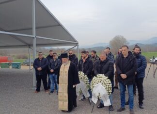 Φόρο τιμής στα θύματα της τραγωδίας Τεμπών απέτισαν μηχανοδηγοί από όλη την Ελλάδα (ΦΩΤΟ)