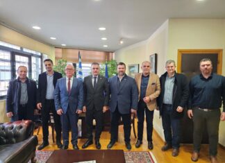 Με τον Θανάση Μαμάκο συναντήθηκε ο πρόεδρος του Επιμελητηρίου Λάρισας
