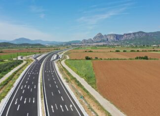 Αυτοκινητόδρομος Ε65: προχωρούν τα έργα στο τμήμα Καλαμπάκα – Μουργκάνη (βίντεο)