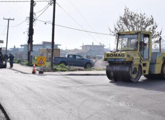 Προχωρούν τα έργα ανακατασκευής του οδικού δικτύου σε Γαλήνη και Πλατύκαμπο