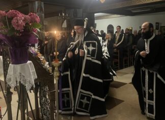 Λάρισα: Η Ακολουθία Του Νυμφίου στον Ιερό Ναό της Του Θεού Σοφίας