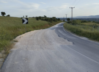 Δρόμος στην Λάρισα ολοκληρώθηκε το καλοκαίρι, καταρρέει την άνοιξη έργο 3.757.200 ευρώ – ΦΩΤΟ