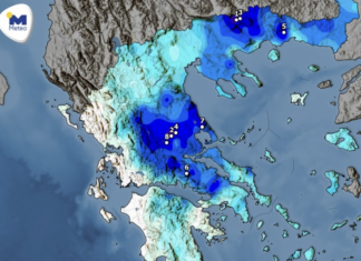 Σ’ αυτήν την περιοχή της Λάρισας καταγράφηκαν από τα μεγαλύτερα ύψη βροχής σε όλη τη χώρα