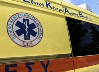 Λάρισα: Φορτηγό παρέσυρε και τραυμάτισε σοβαρά ένα άτομο στον Αμπελώνα