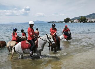 Αναβίωσε το έθιμο του Αγιασμού των Αλόγων στα Καλά Νερά (ΦΩΤΟ+video)