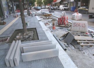 Λάρισα: Νέες εργασίες σε δρόμο της Λάρισας έφεραν κυκλοφοριακές ρυθμίσεις
