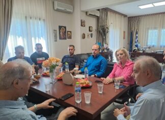 Στον Δήμο Τεμπών μέλη της διοίκησης του ΟΔΥΘ