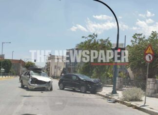 Τροχαίο ατύχημα – Συγκρούστηκαν δύο ΙΧ