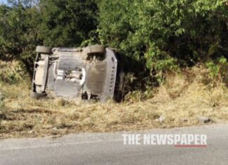 Σοβαρό τροχαίο λίγο πριν τον περιφερειακό – Άγιο είχαν οι νεαροί επιβαίνοντες – ΦΩΤΟ
