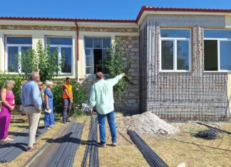 Εργασίες ενίσχυσης στο Δημοτικό Σχολείο Καλλιθέας από τον Δήμο Ελασσόνας