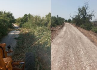 Δήμος Λαρισαίων: Συντηρήσεις σε 140 χιλιόμετρα αγροτικών δρόμων – ΦΩΤΟ