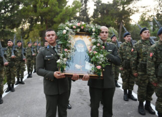 Ο εορτασμός του Οσίου Παϊσίου του Αγιορείτη στην 1η Στρατιά