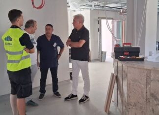 Ο Φώτης Σερέτης επιθεώρησε εργασίες στο Κέντρο Υγείας Τυρνάβου