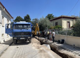 Συνεχίζονται τα έργα για την αντιπλημμυρική προστασία στον Τύρναβο